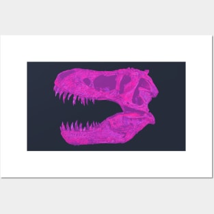 Dinosaur tree skull Posters and Art